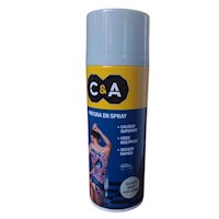 Pintura Spray C&A Silver Grey #125  -  Plateado Claro